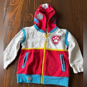 Paw patrol Zip Up Jacket with Hood. 3T. No stains or tears.